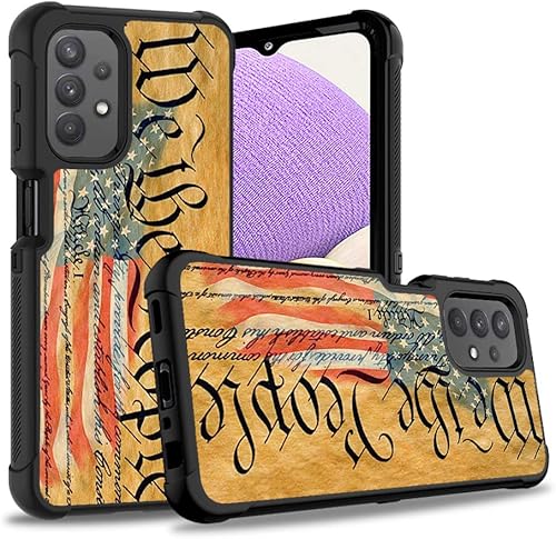 Funda para Galaxy A32 5G, resistente 3 en 1 híbrida PC dura + silicona suave a prueba de golpes funda protectora para Samsung Galaxy A32 5G,