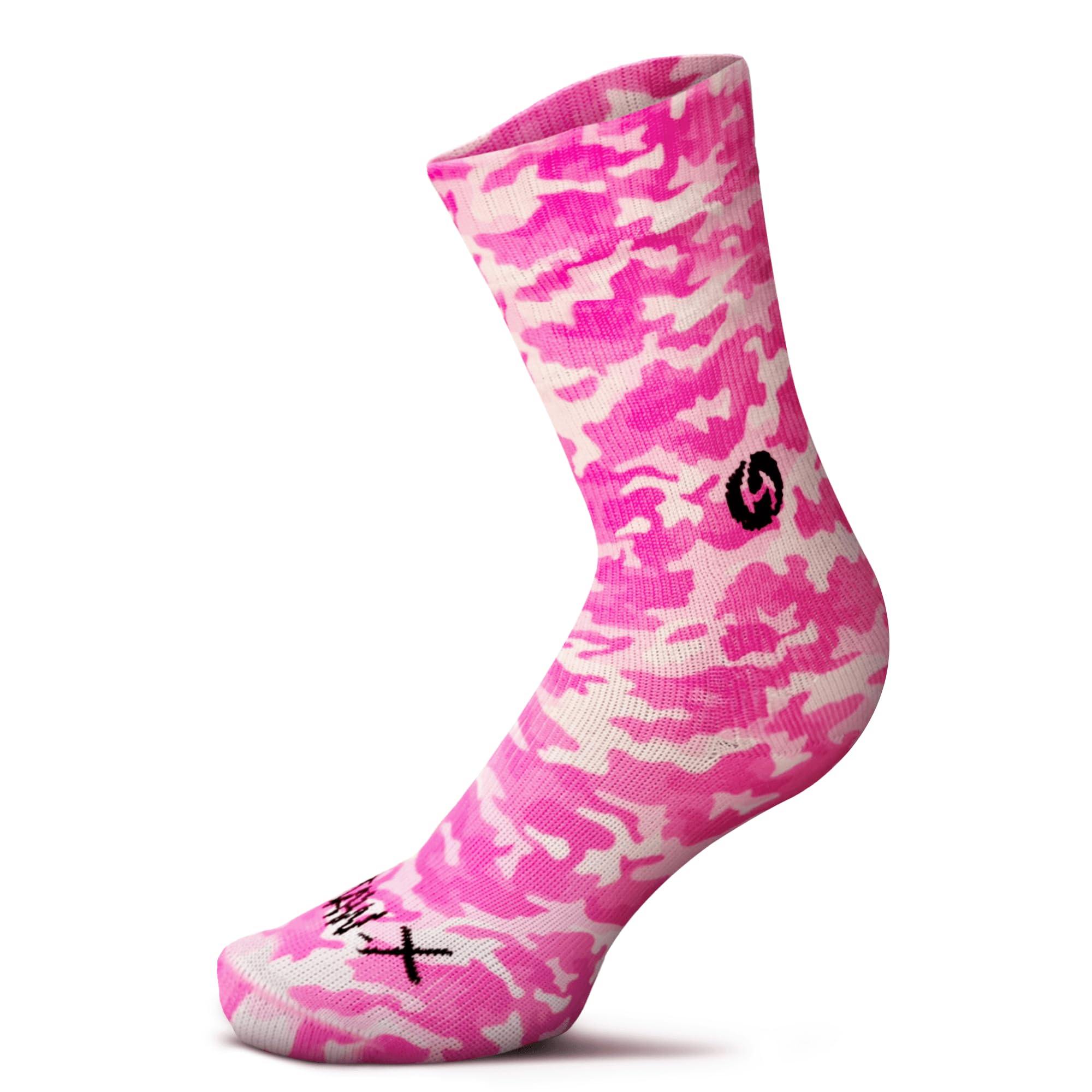 Hemy Unisex Crew - Pink Panthers High Performance Waterproof All Weather Outdoor Sports Socks - Pink Panthers