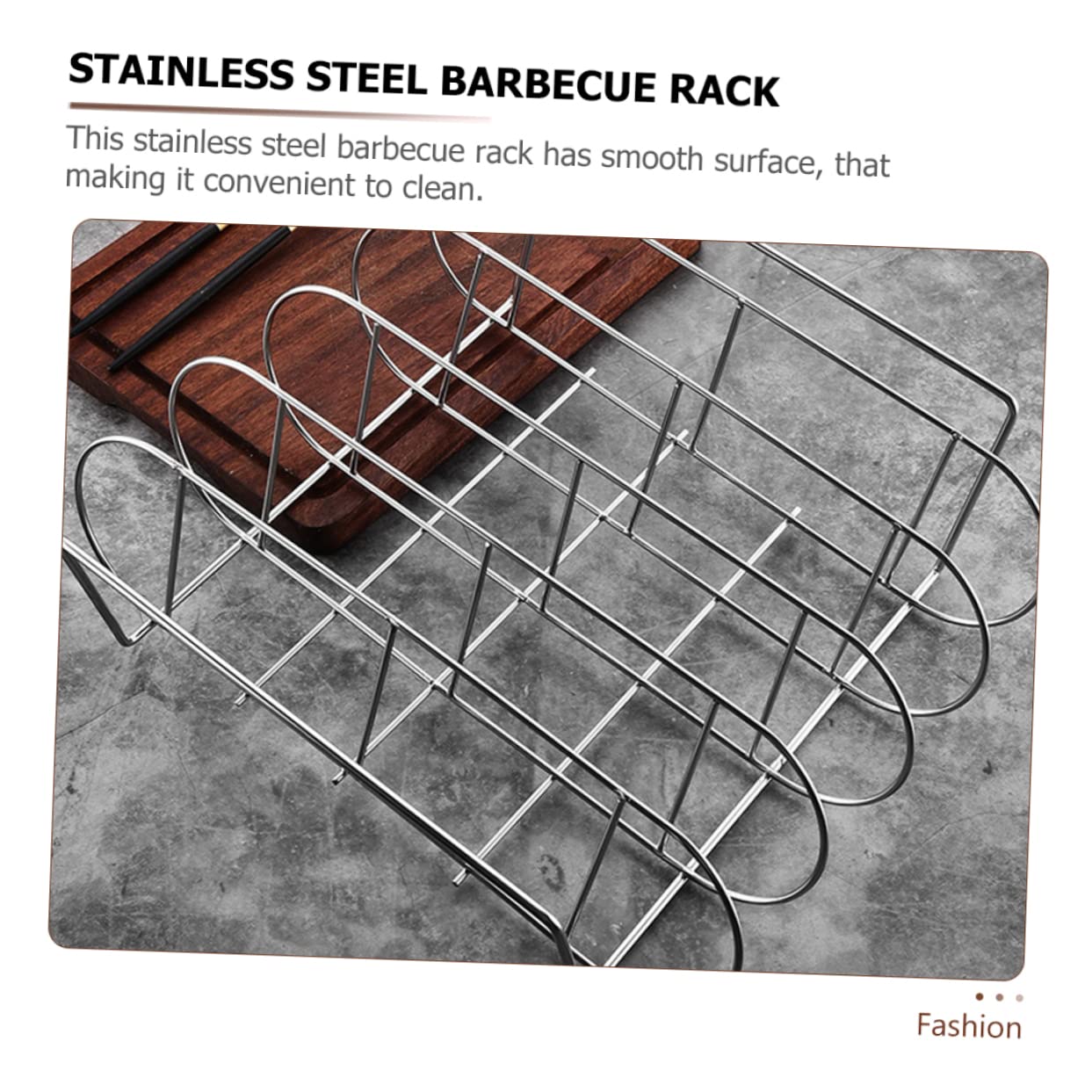 Stabiler Steakhalter aus Edelstahl für Schinken und Braten