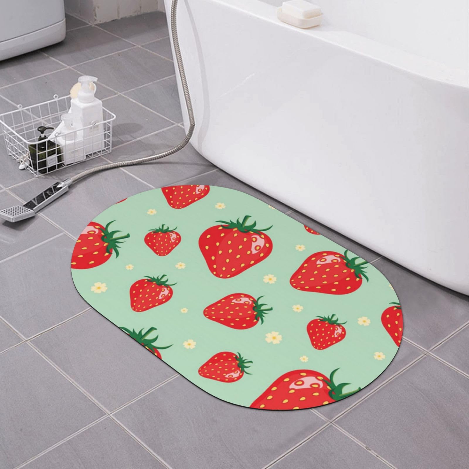 Tapis de bain diatomée séchage rapide et ultra absorbant pour cuisine