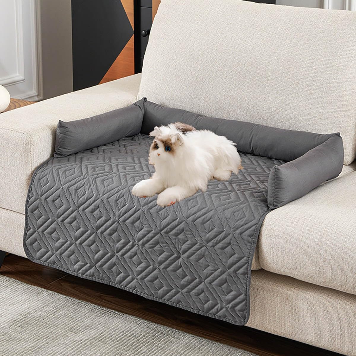 Tappetino refrigerante per cani, lavabile, portatile, cuscino antiscivolo per l'estate, traspirante, per pavimento e divano