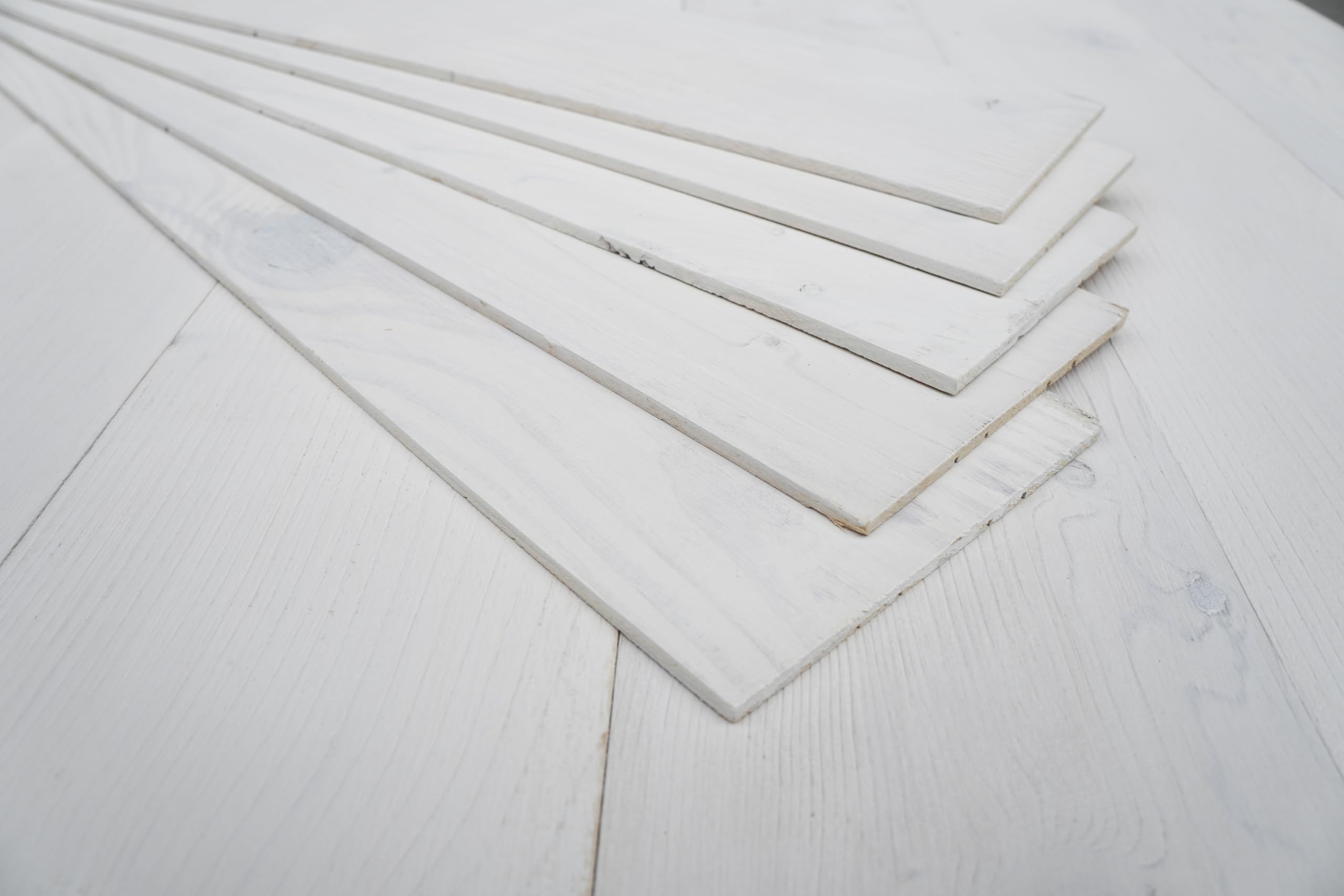 Colamo Luxury 10PCS Peel and Stick Wall Panels, White-Washed Real Pine Wood Wall Decor, Stick on Wall Tiles for Room Decor,Self Adhesive Wood Panels