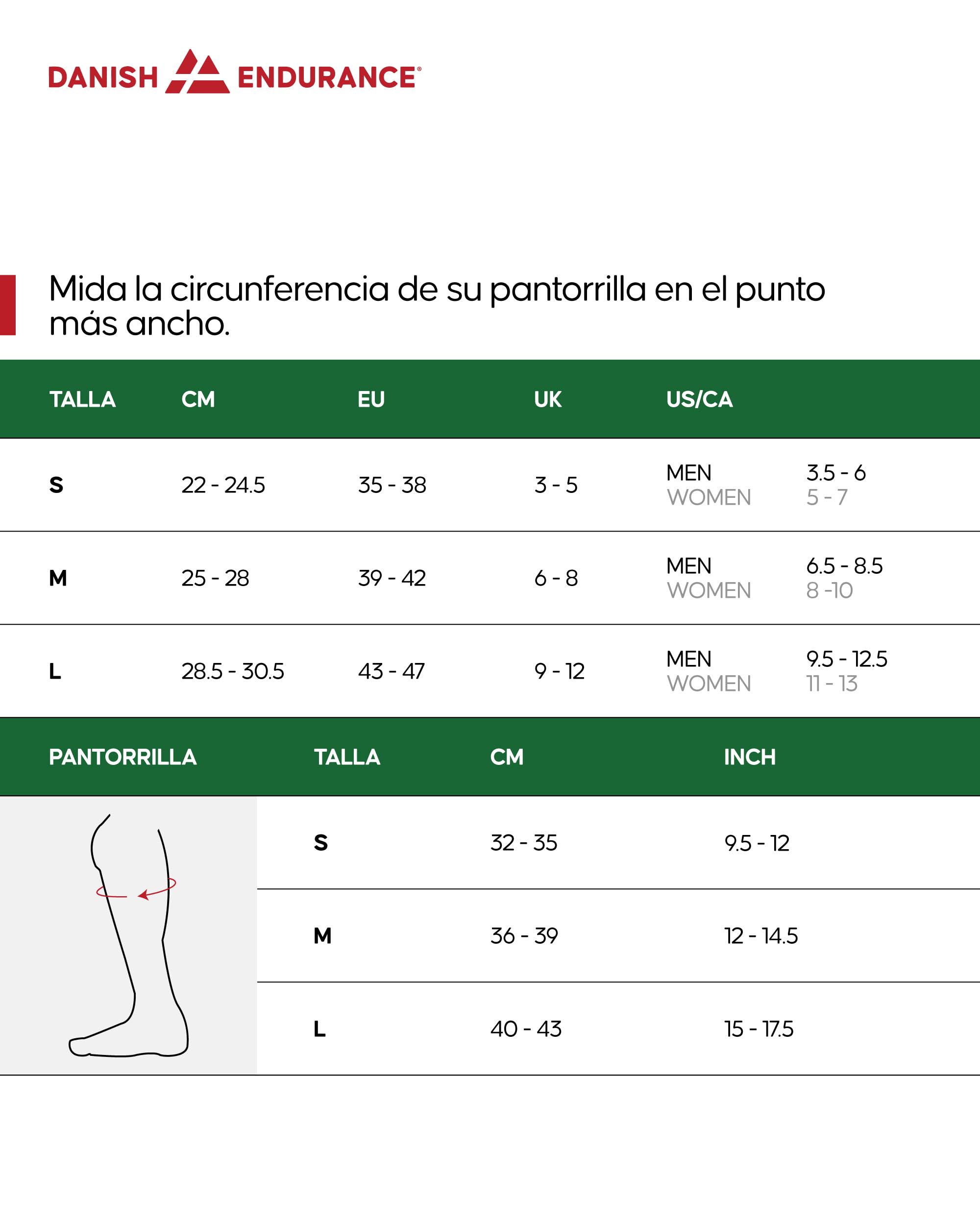 DANISH ENDURANCE Calcetines de Compresión Algodón Orgánico, Mujer y Hombre, Deporte, Recuperación, 1 y 3 Pack