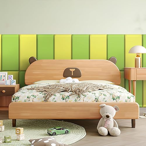 Miniatura 4 de Acolchado de pared para niños, paneles de pared tapizados para cabecera, despegar y pegar, almohadilla de protección de pared para tatami,