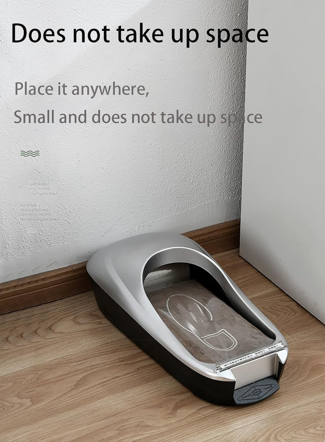 Dispensador de zapatos portátil, dispensador automático de cubrezapatos desechable para el hogar, oficina, laboratorio, fábrica, hospital, uso en interiores