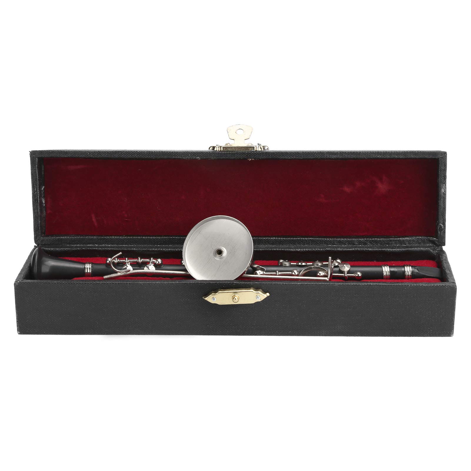 Mini Flute Model, with Base Miniature Musical Instrument Flutes Ornaments Craft Collection