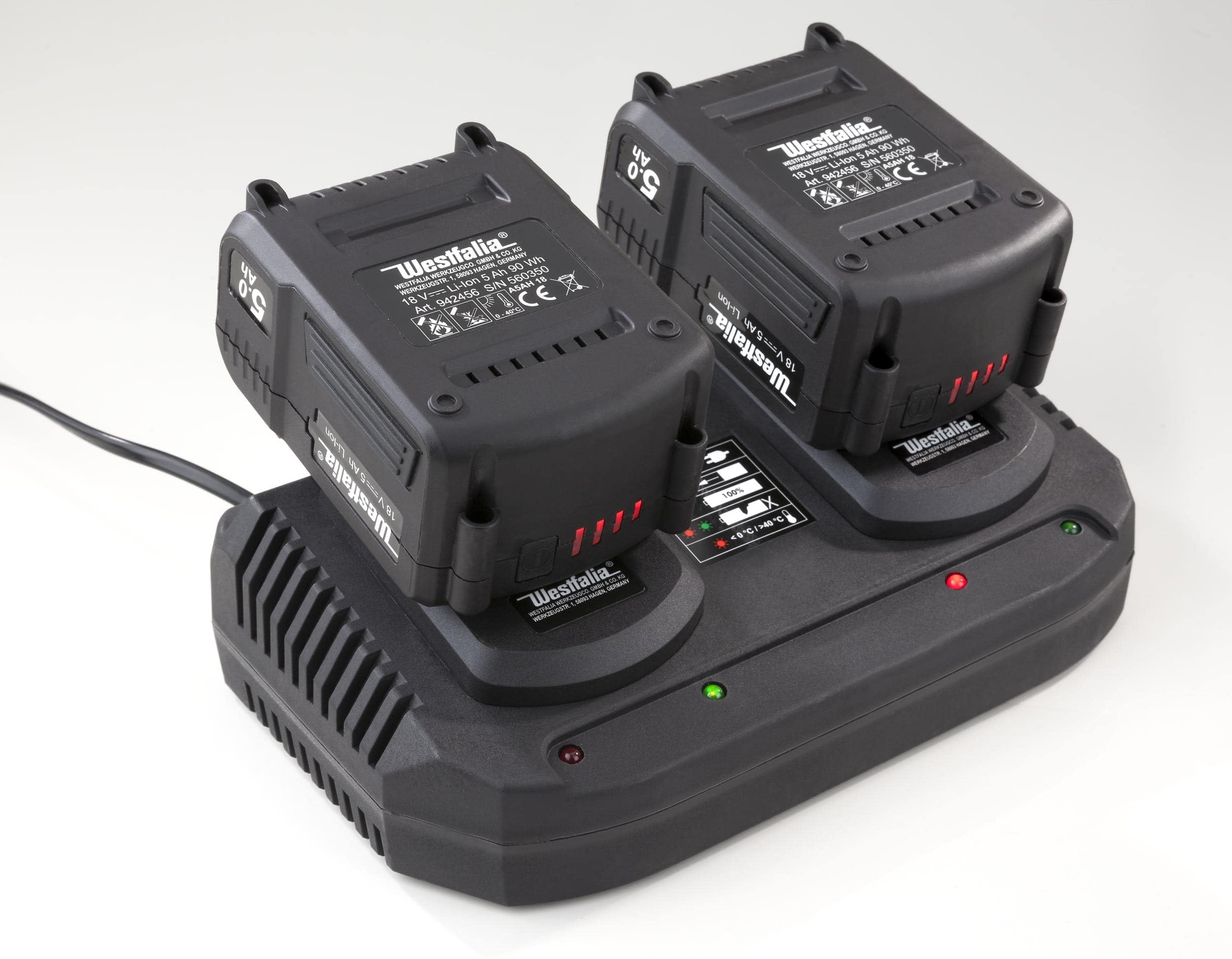 Westfalia DASLG - Cargador rápido doble (3,5 A, 18 V)