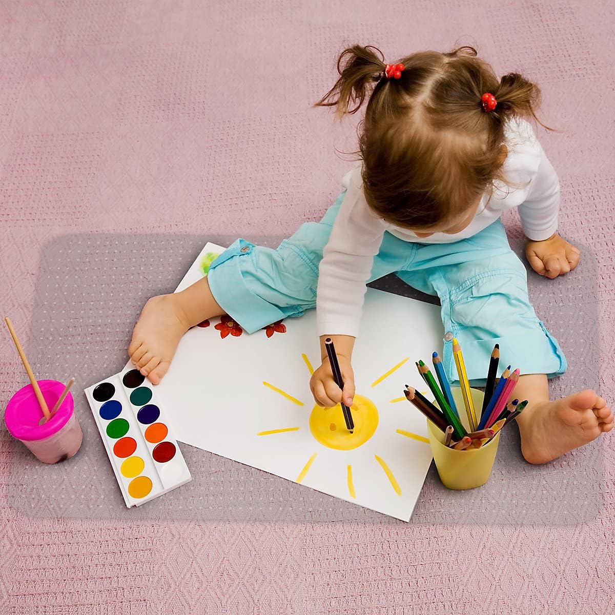 Stuhlunterlage Teppich