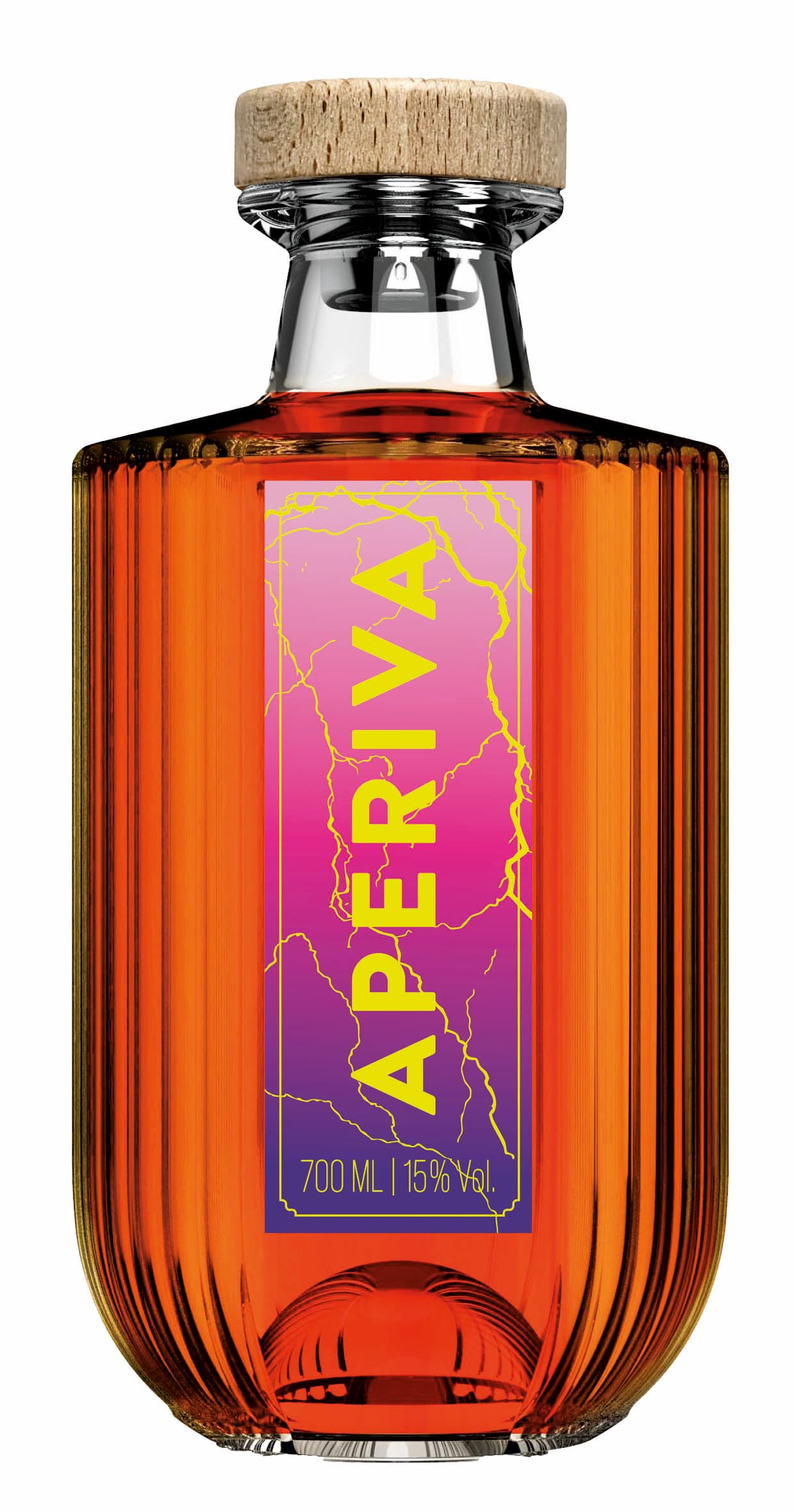 Skin Gin | Aperiva | Mit natürlichen Zutaten | Fruchtiger Rhabarber, feine Bitterorange und milde Kräuter | 15% vol. | 700ml