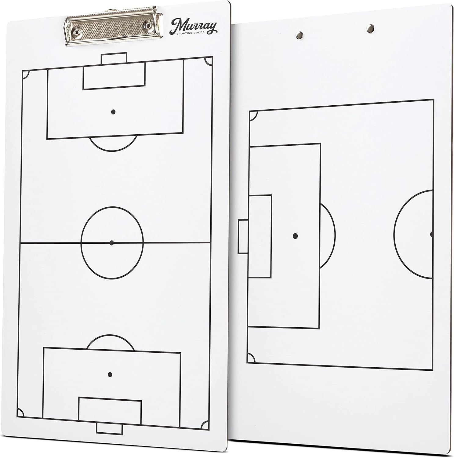Murray Sporting Goods Dry Erase Coaches Clipboard | Double-Sided Dry Erase White Board