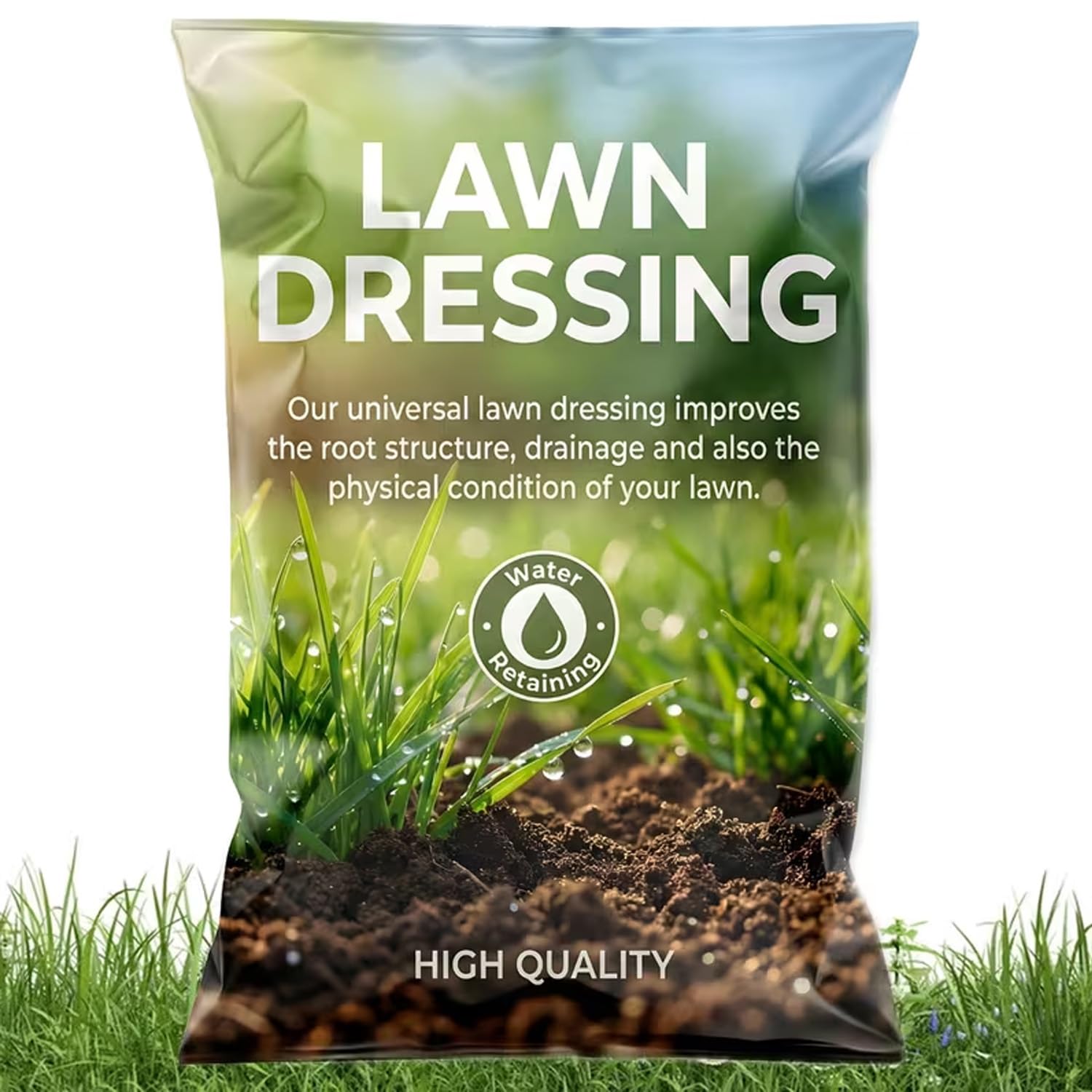 25 Litres Lawn & Turf Dressing Helps Maintain Moisture Soil Bags