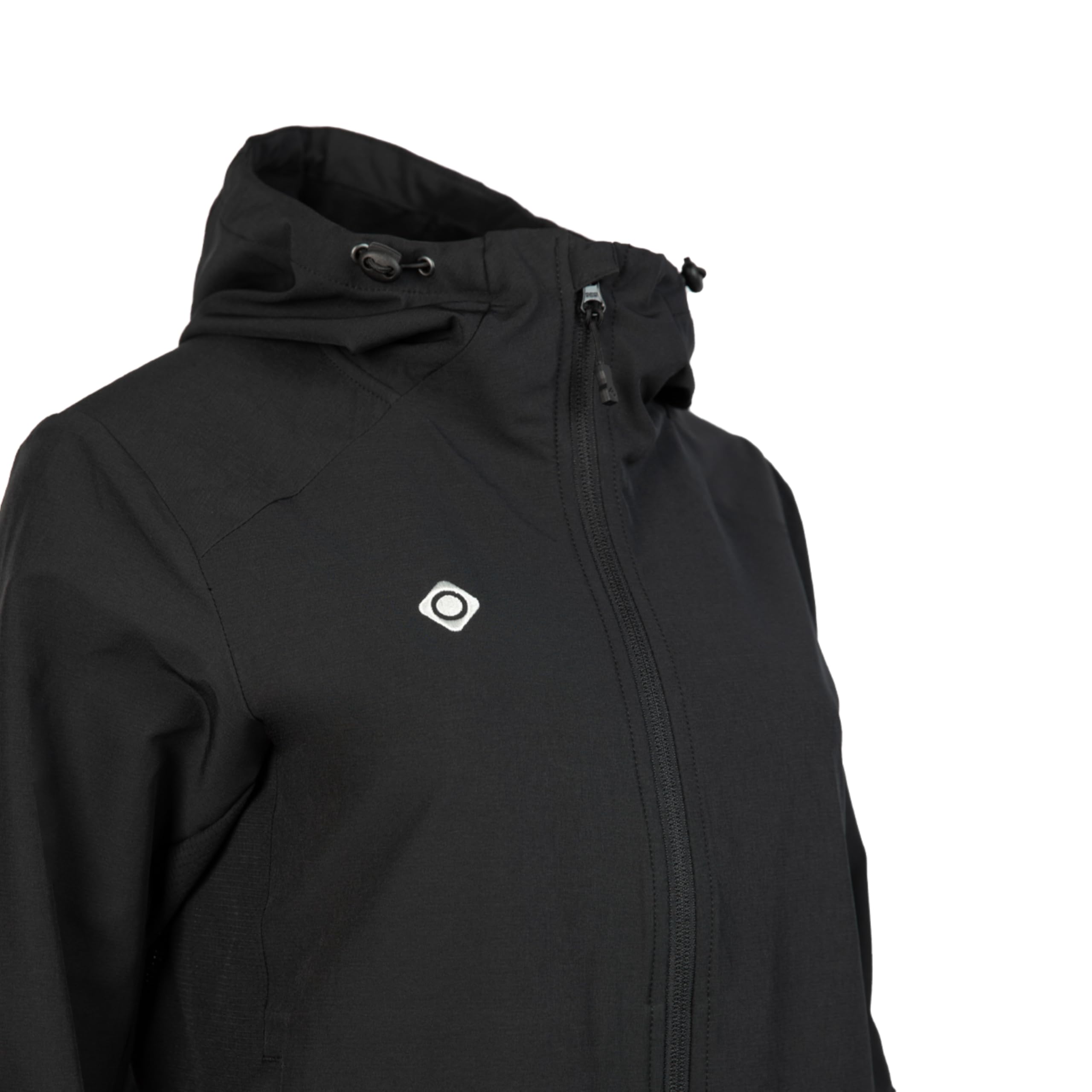 Izas Lascel W Chaqueta Ligera y Funcional de Mujer para Running y Trekking. Capucha Ajustable y Plegable. Transpirable y Confortable