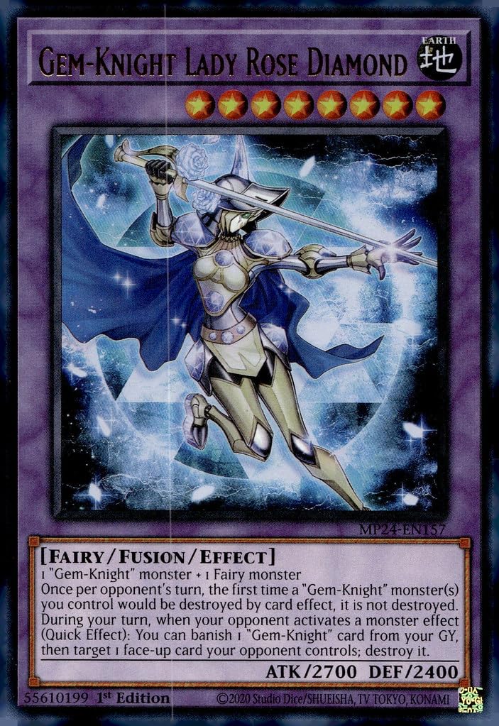 Amazon.com: Gem-Knight Lady Rose Diamond - MP24-EN157 - Ultra Rare