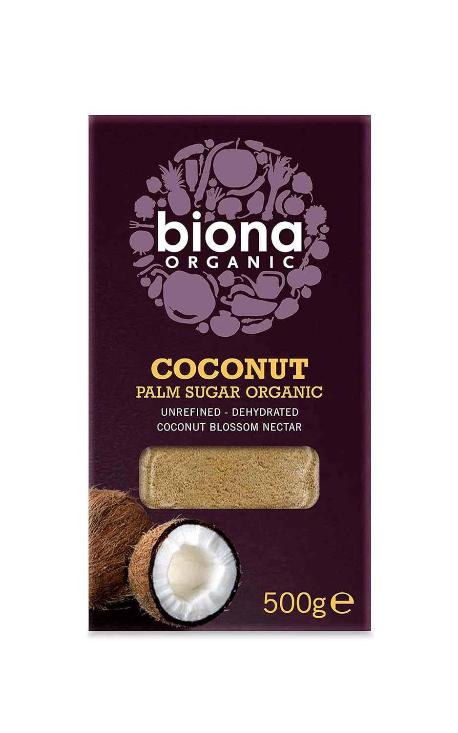 Biona Organic - Coconut Palm Sugar - 500g (Pack of 3)
