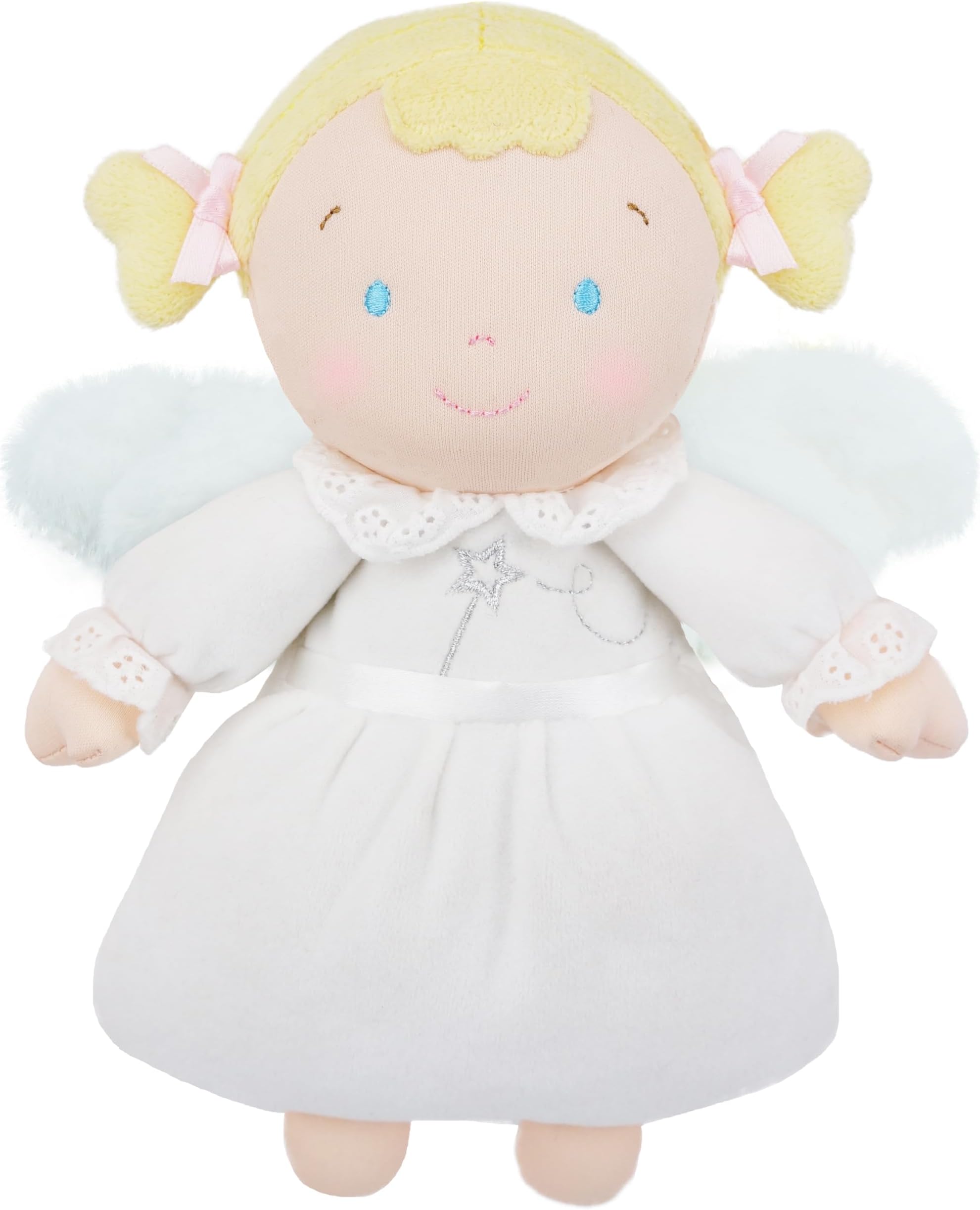 June Garden 9" My First Angel Doll Aniela - Soft Plush Baby Doll - Gift for Infants and Toddlers
