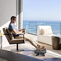 Vista 7 de Under Desk Footrest Adjustable Height Comfy Foot Rest with 30 Degree Angle Adjustment for Comfort Home, Office Pressure Relief