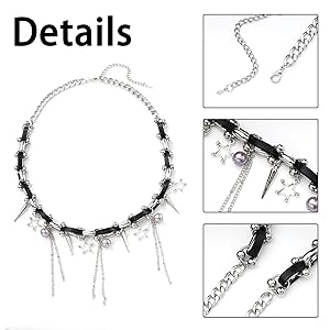 アクセサリー PRANK PROJECT Leather Chain 2Way Choker Leather Chain 2Way Choker
