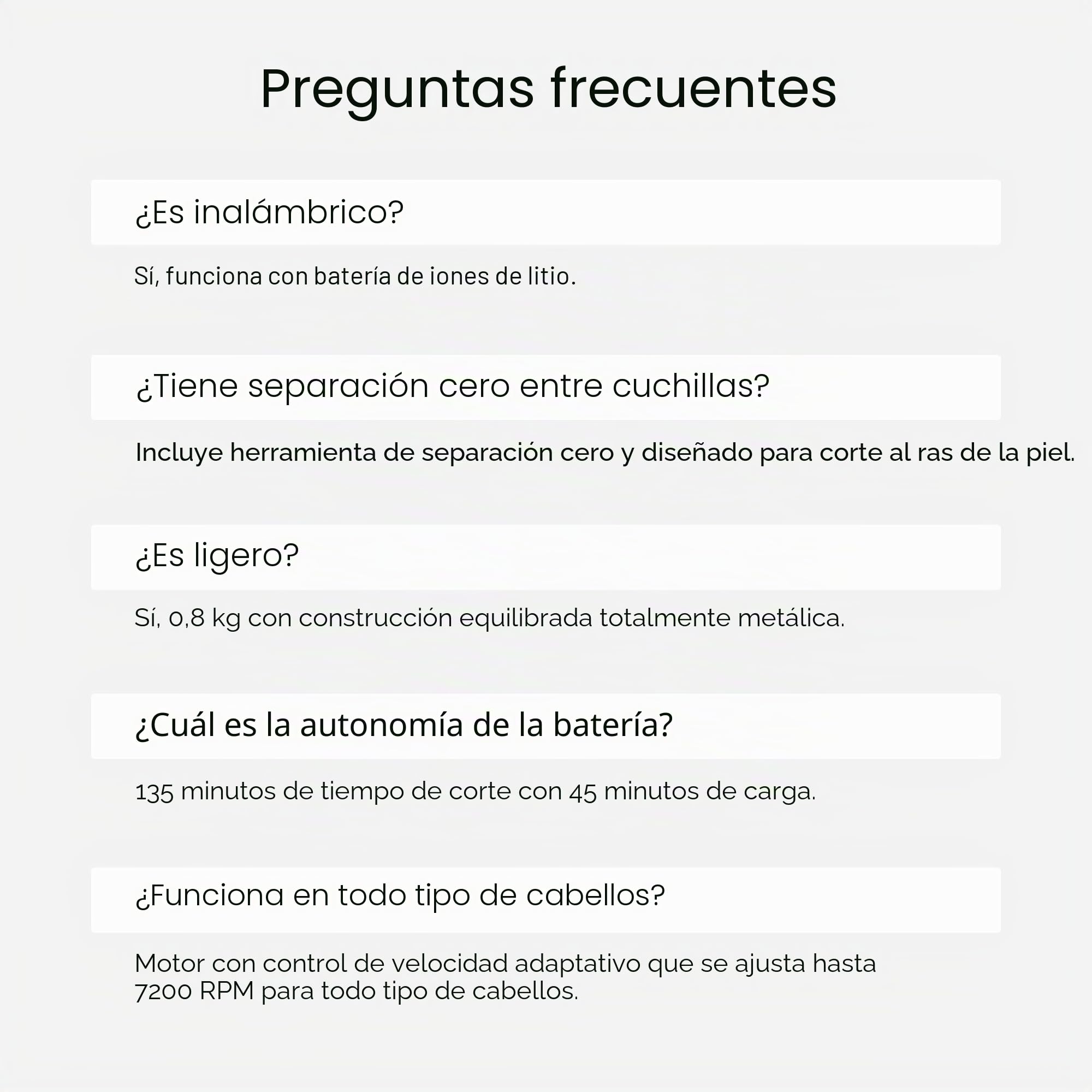 Wahl Professional Cortapelos de alta visibilidad, corte de precisión, control de velocidad adaptable, tiempo de funcionamiento de 135 minutos