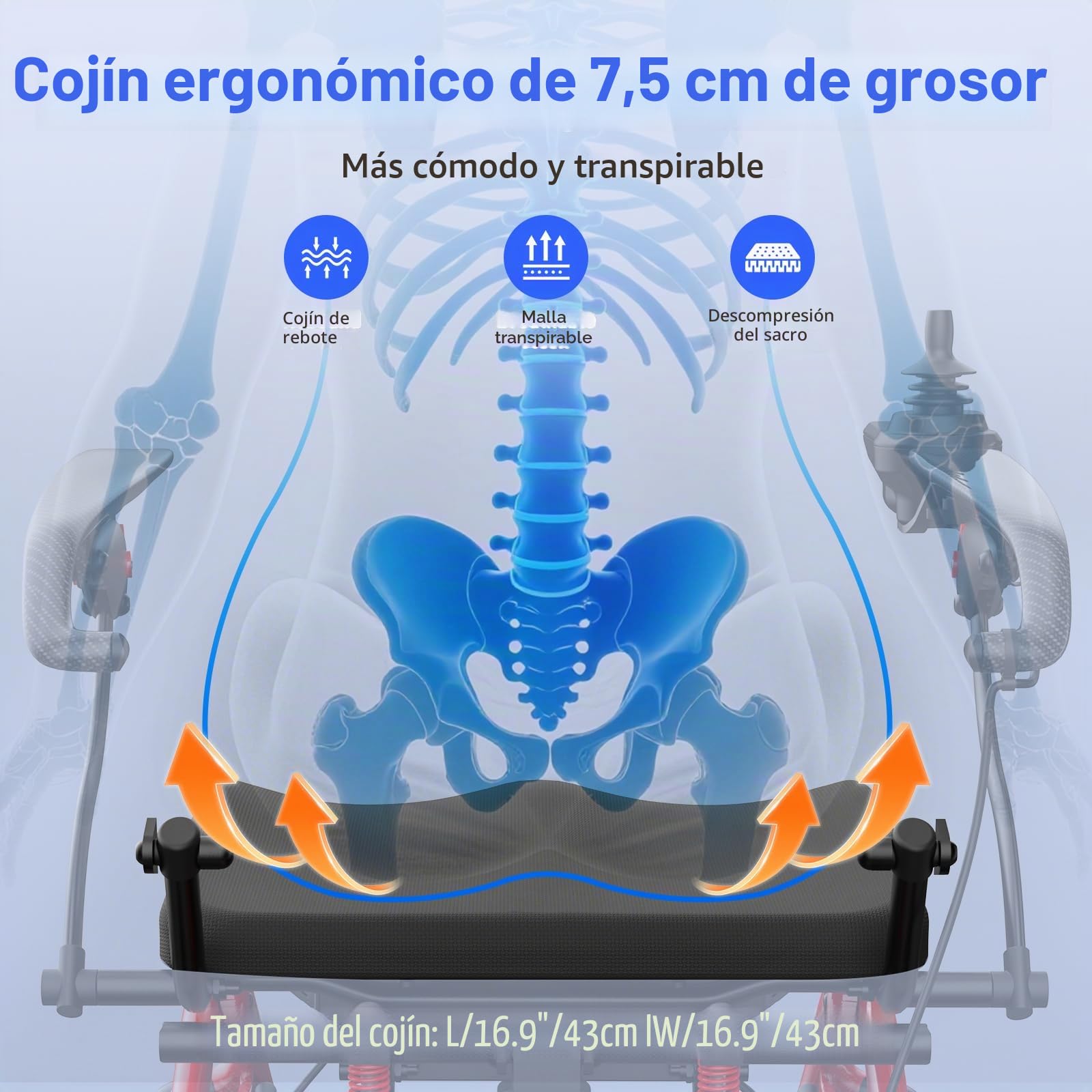 Silla de ruedas eléctrica de carbono plegable ligera 14,5 kg: 25 km Silla de ruedas eléctrica plegable para personas mayores de hasta 150 kg