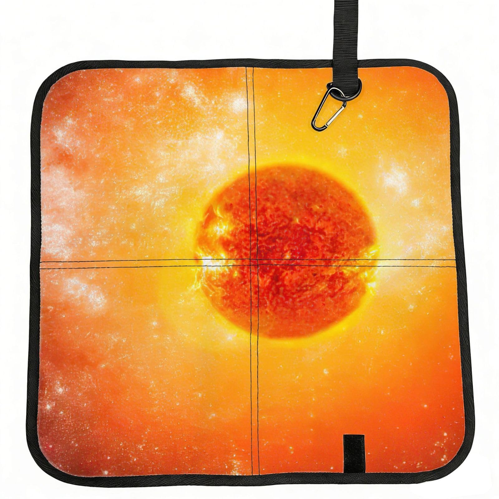 YQxwJL Sun Print Foldable Seat Cushion, Oxford And Pvc Waterproof Portable Seat Pad For Outdoor Camping Hiking