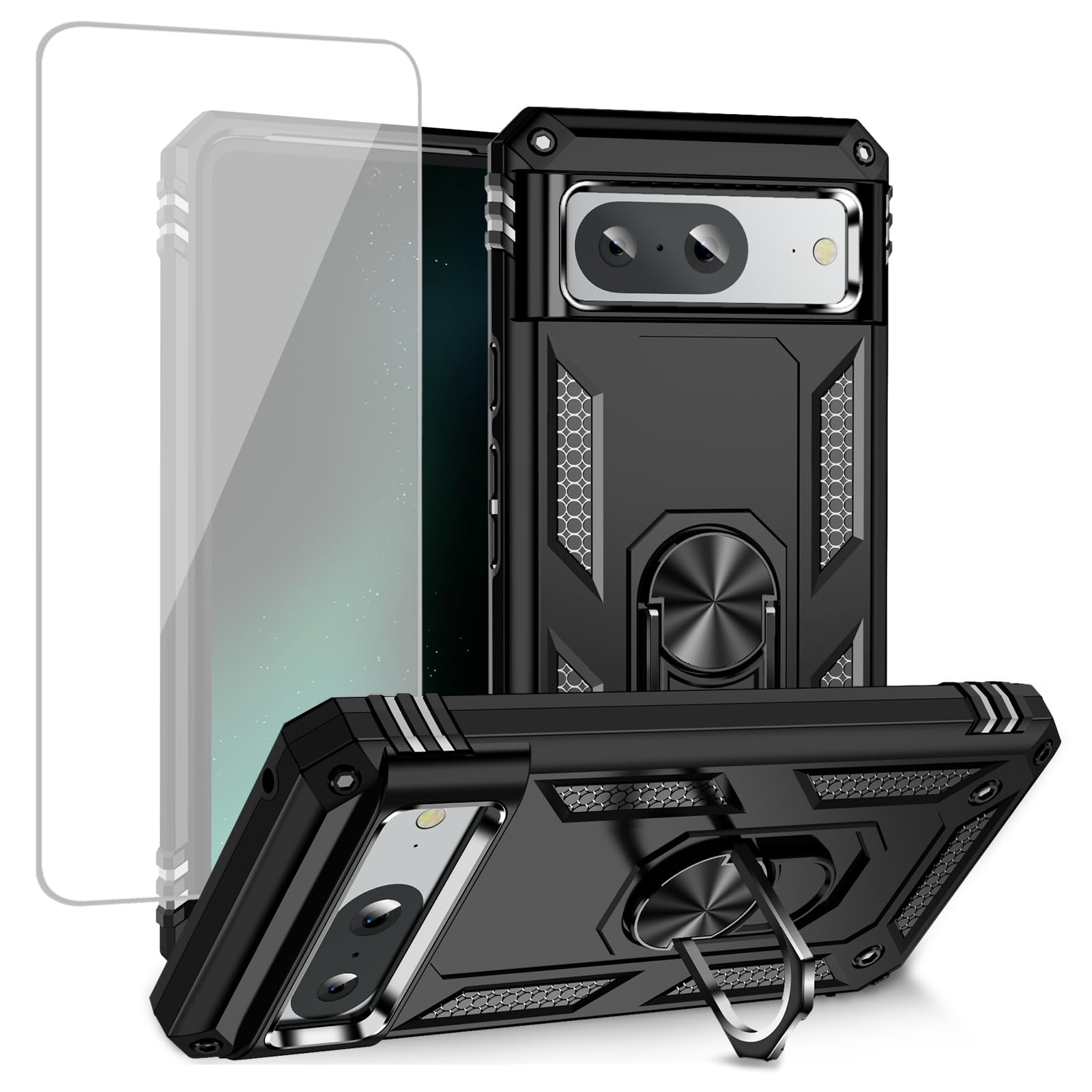 Coque Google Pixel 8 antichoc avec support pour éviter les chutes - 8