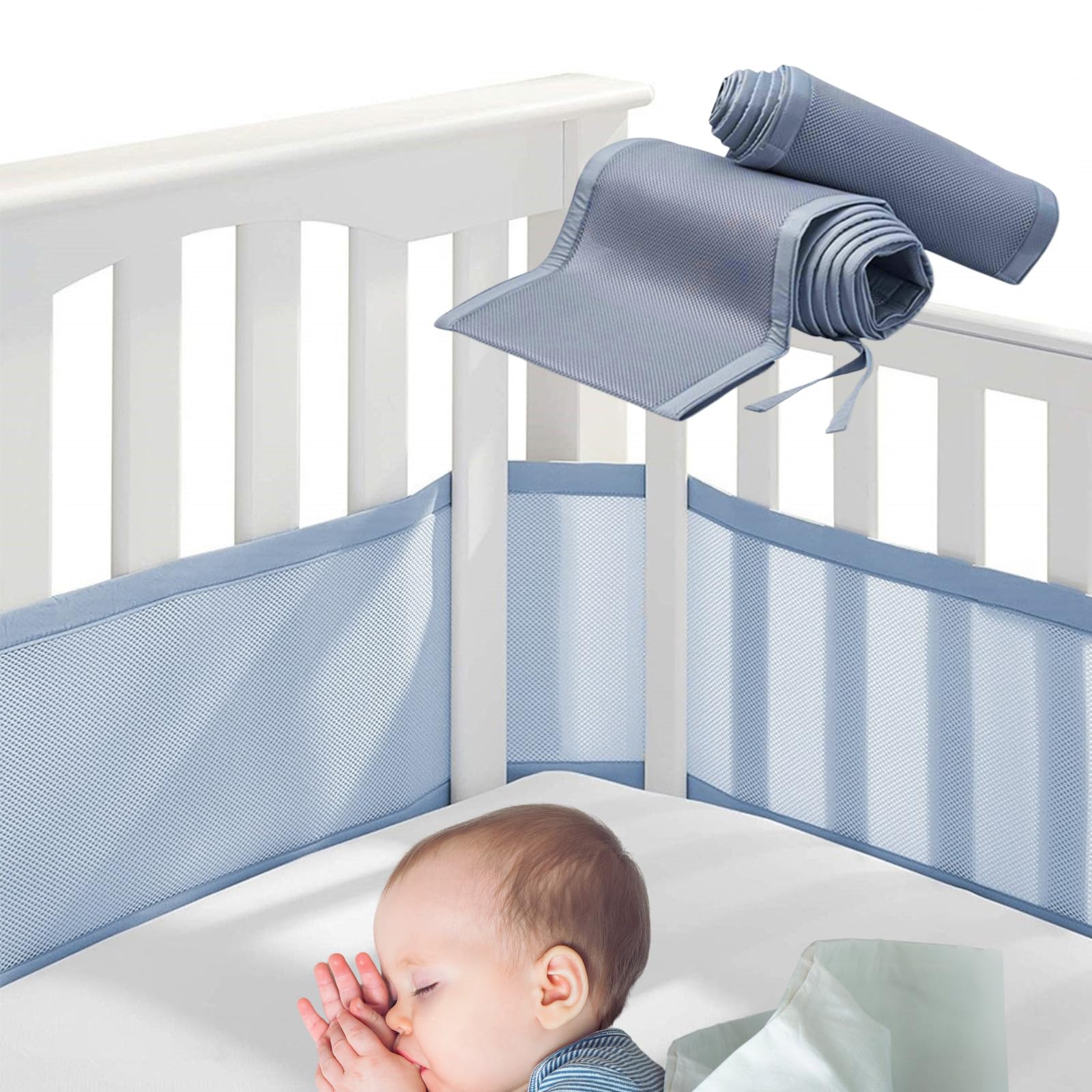 Amazon.co.jp: ベビーベッドライナー ベッドガード 赤ちゃんを守る