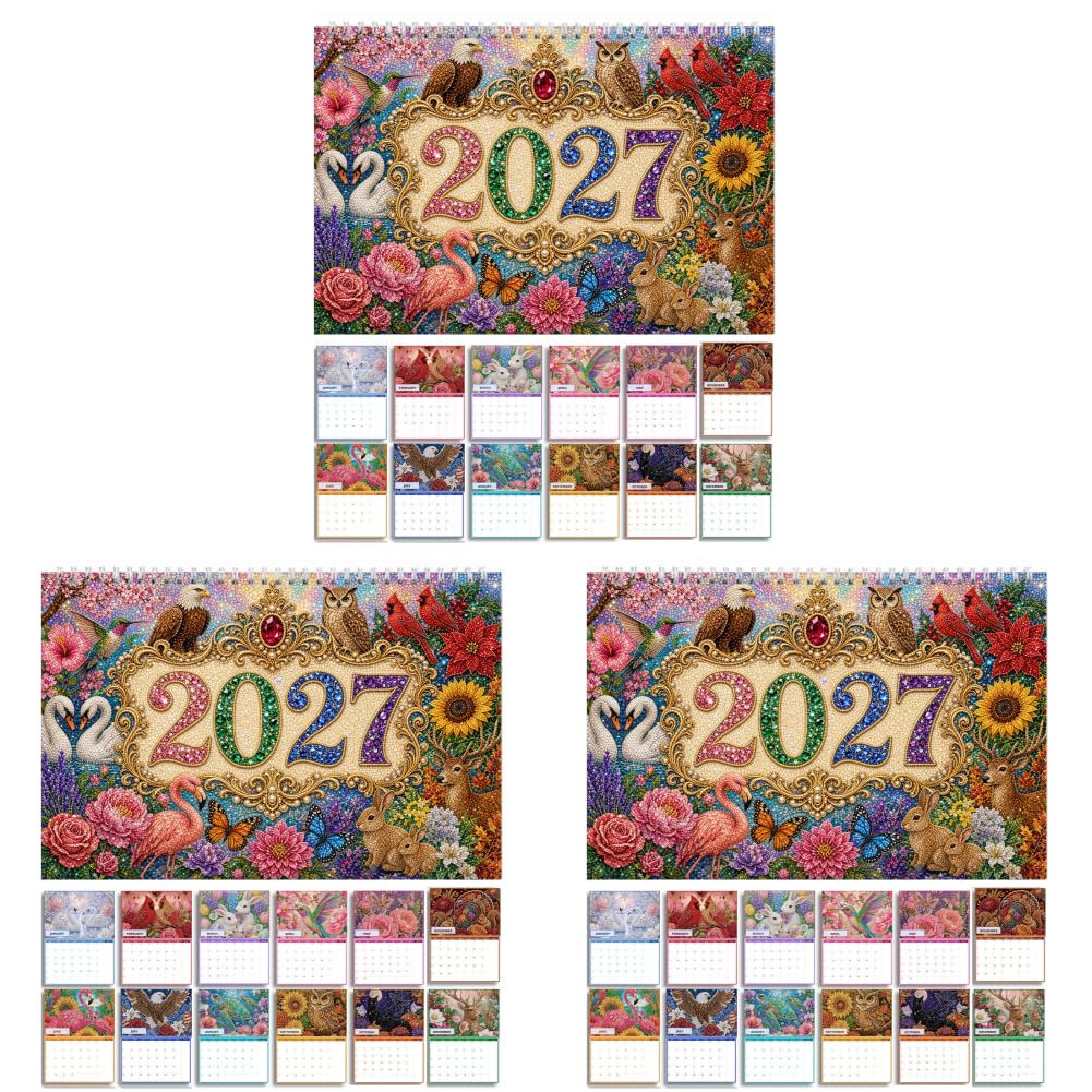 Kalendarz z kamienia DIY 2027 do planowania i dekoracji ścian domu
