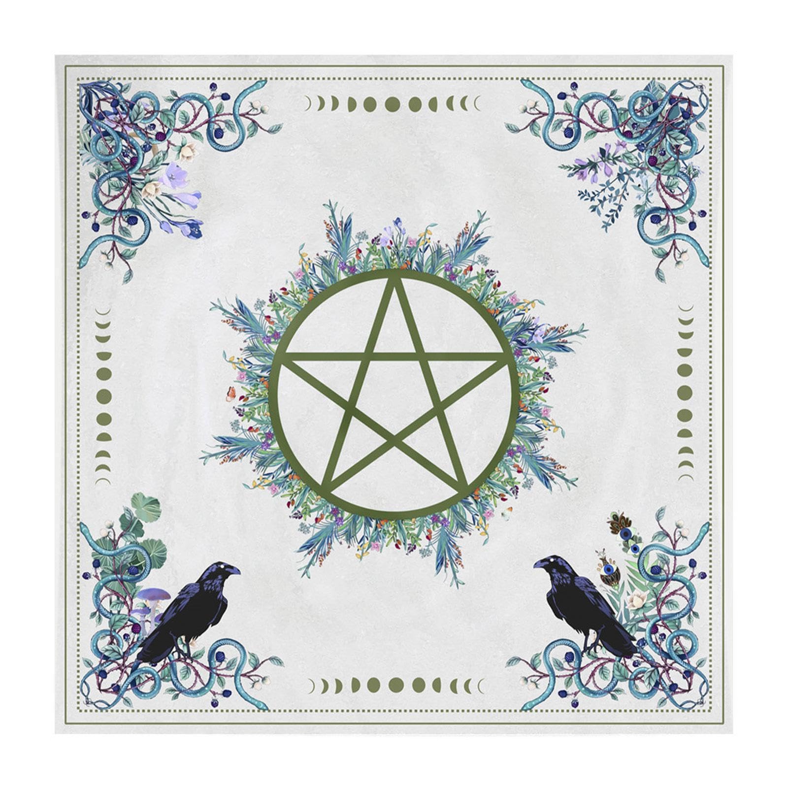 UJEAVETTE Astrology Pad Tarots Cloth for Daily Household Psychologists Magicians-image-30