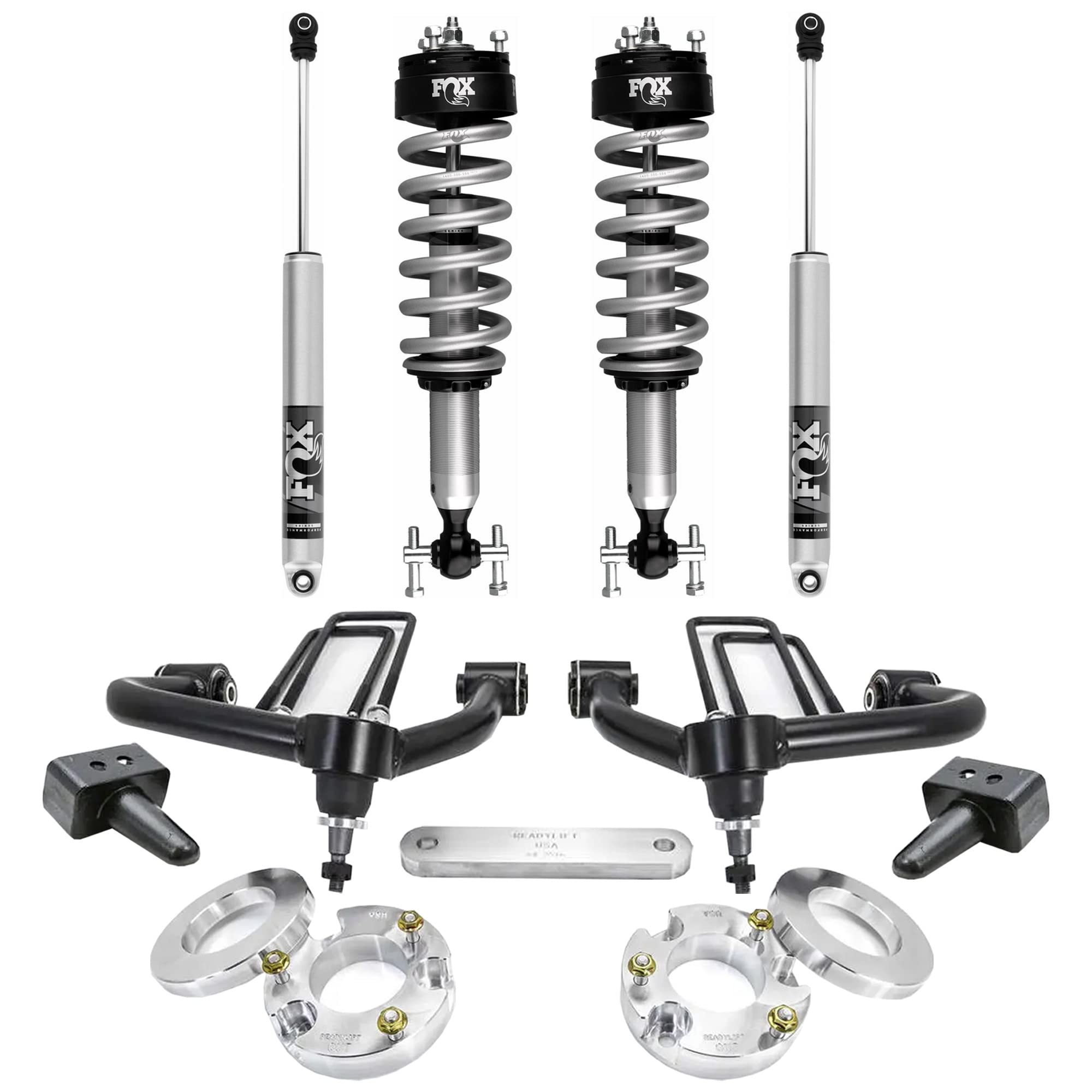 Amazon.com: ReadyLIFT SST Lift Kit and Fox 2.0 Shocks for 2015