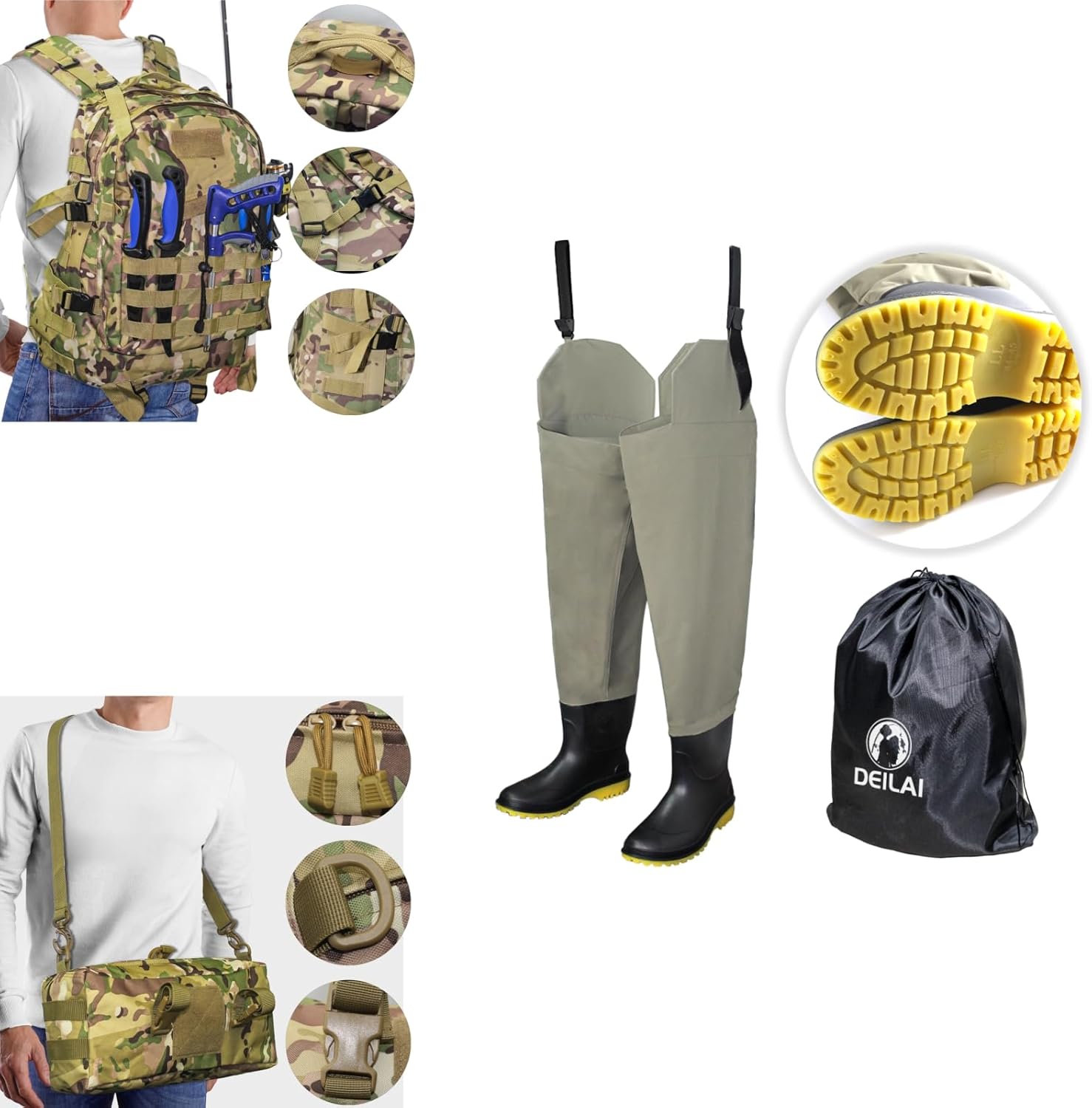 DEILAI Hip Waders Fishing Waders with Boots Seychelles Ubuy