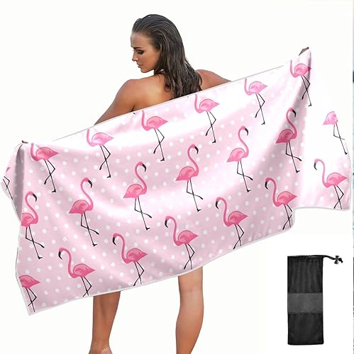 Toalla de playa de microfibra de secado rápido, toalla de playa de gran tamaño a prueba de arena, toalla de viaje para mujeres, niños, niños, niñas,