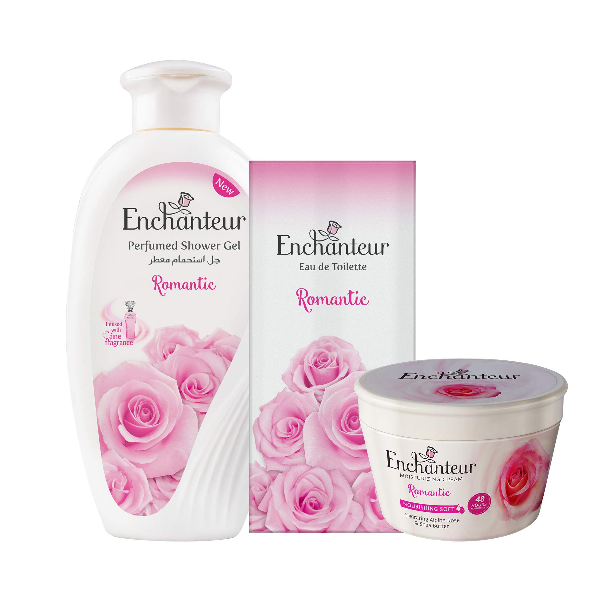 Enchanteur Shower Gel Romantic 200ml Enchanteur Assorted Pack