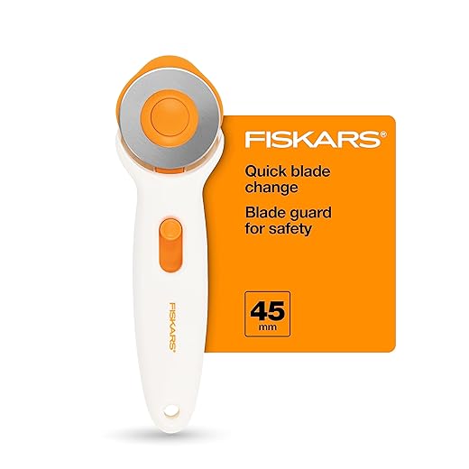 Fiskars 45mm Rotary Cutter for Fabrics