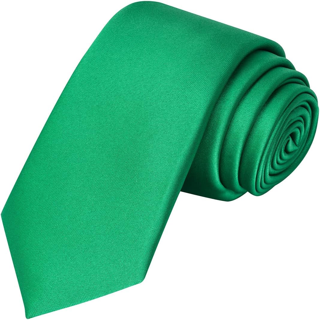 Boys Tie Satin Necktie For Teens Ties + Gift Box