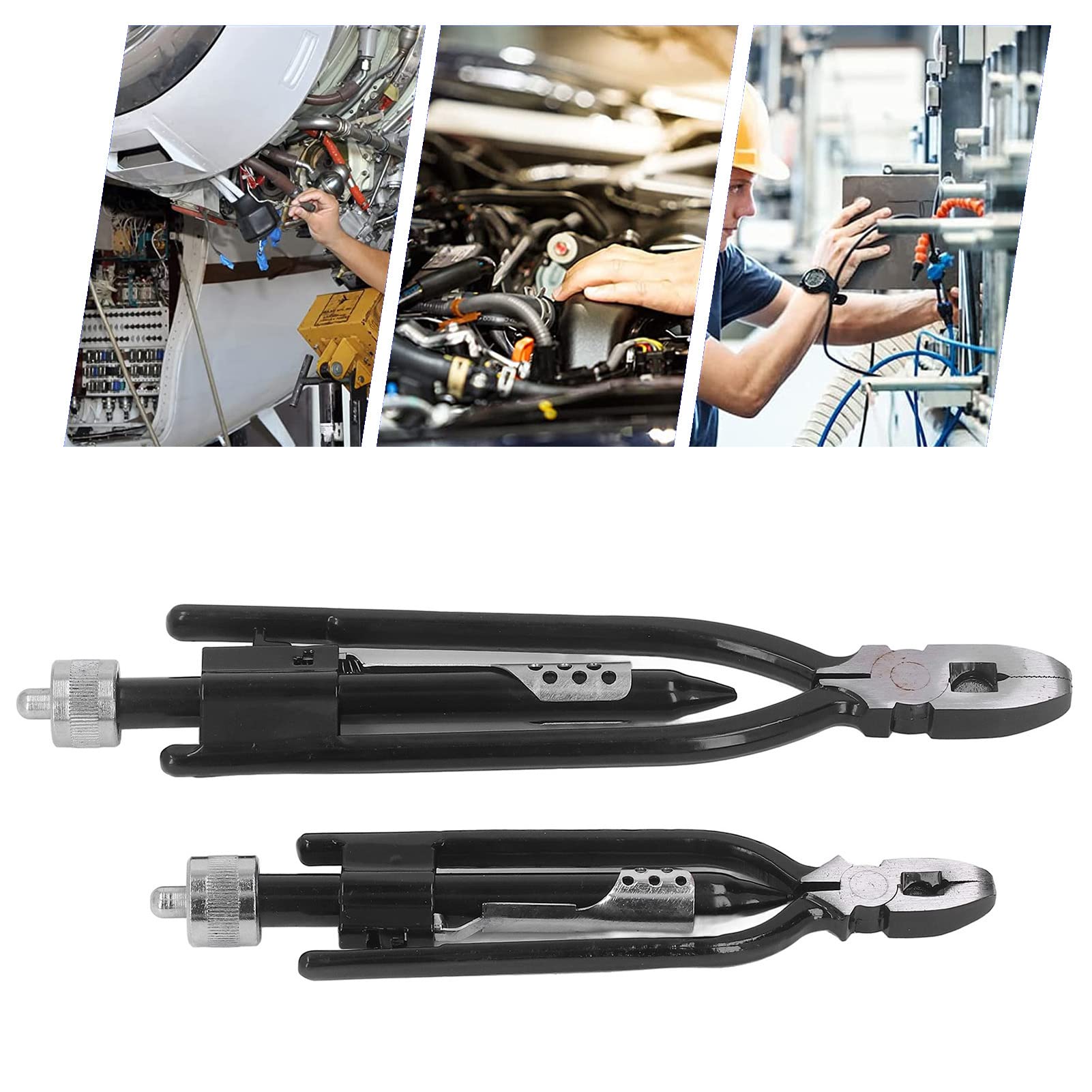 Alicates de Seguridad para Cables, Cortador de Alambre Giratorio de Bloqueo de Acero Al Carbono de 6 y 9 Pulgadas, Herramienta Multiusos Industrial Automotriz, 2 uds.