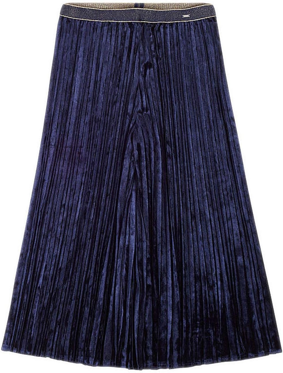 Mayoral Velvet Skirt for Girls Navy