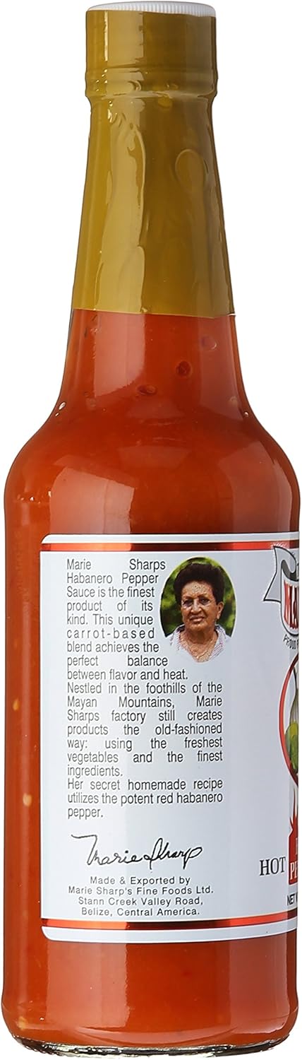 Marie Sharp's Original Hot Habanero Pepper Sauce, 10 oz