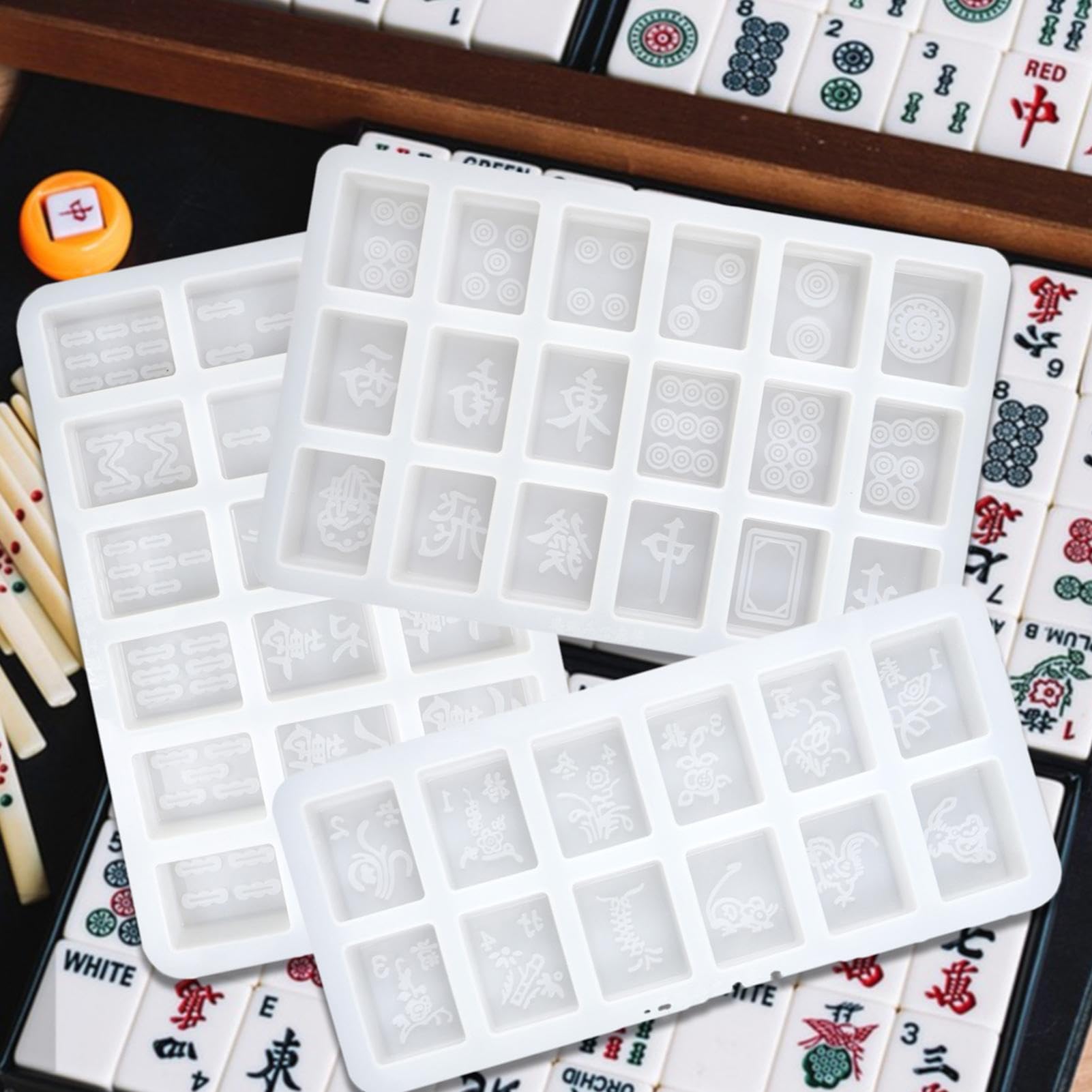 Mahjong Foremka silikonowa - tradycyjne narzędzie do tworzenia gier