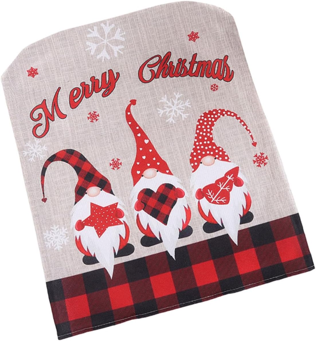 GARVALON Chair Cover Christmas Decorations Indoor Dining Chair Back