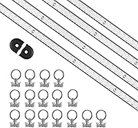 APAGOO 48" Aluminum L-Track 4-Pack with 16 Stud Fittings - Heavy-Duty Tie-Downs for Motorcycles, ATVs, Trucks & Trailers