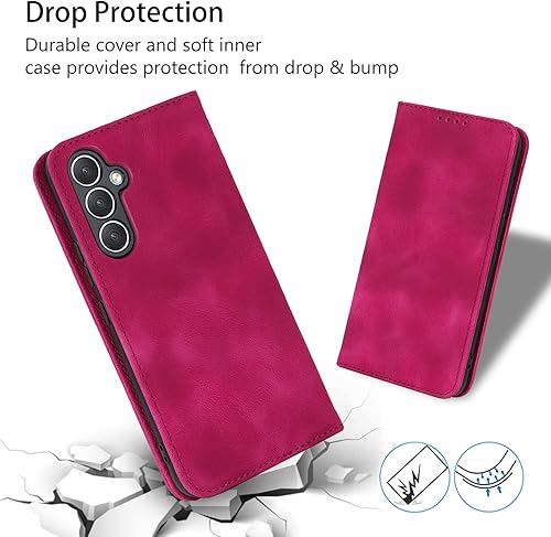 Miniatura 96 de Havaya Funda tipo cartera para Samsung Galaxy A54 0.18 oz para Samsung Galaxy A54 5G, funda con tarjetero y ranuras para tarjetas de crédito