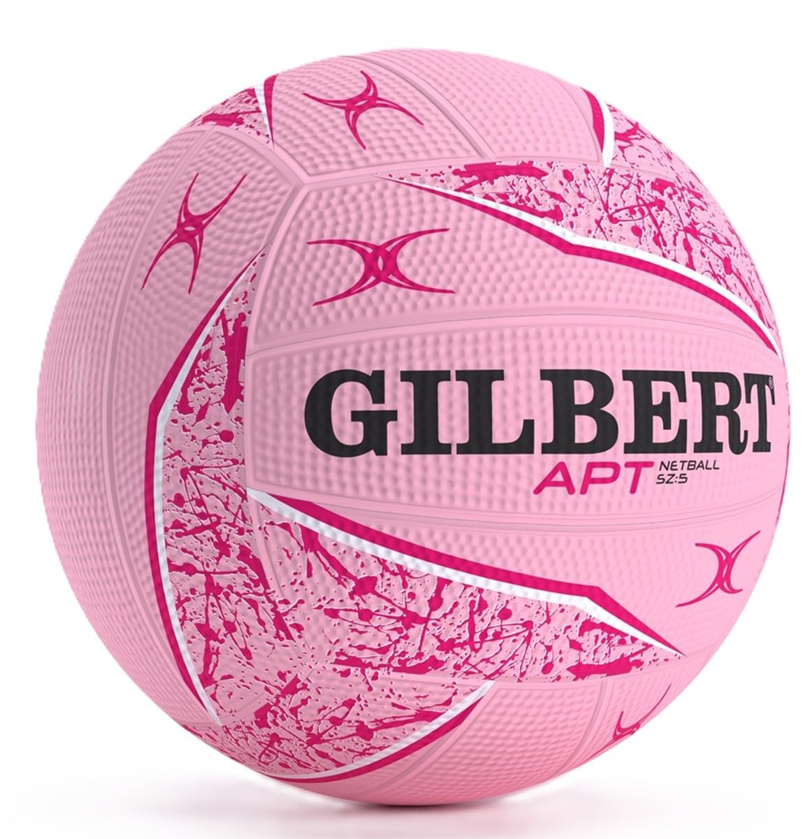 Gilbert Netball Training APT Netball - Pink - Size 5