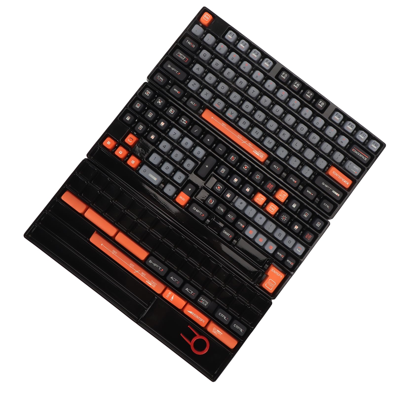 PBT Keycaps XDA Hauteur Cinq Faces Clavier Mécanique Sublimation Thermique 154 Touches
