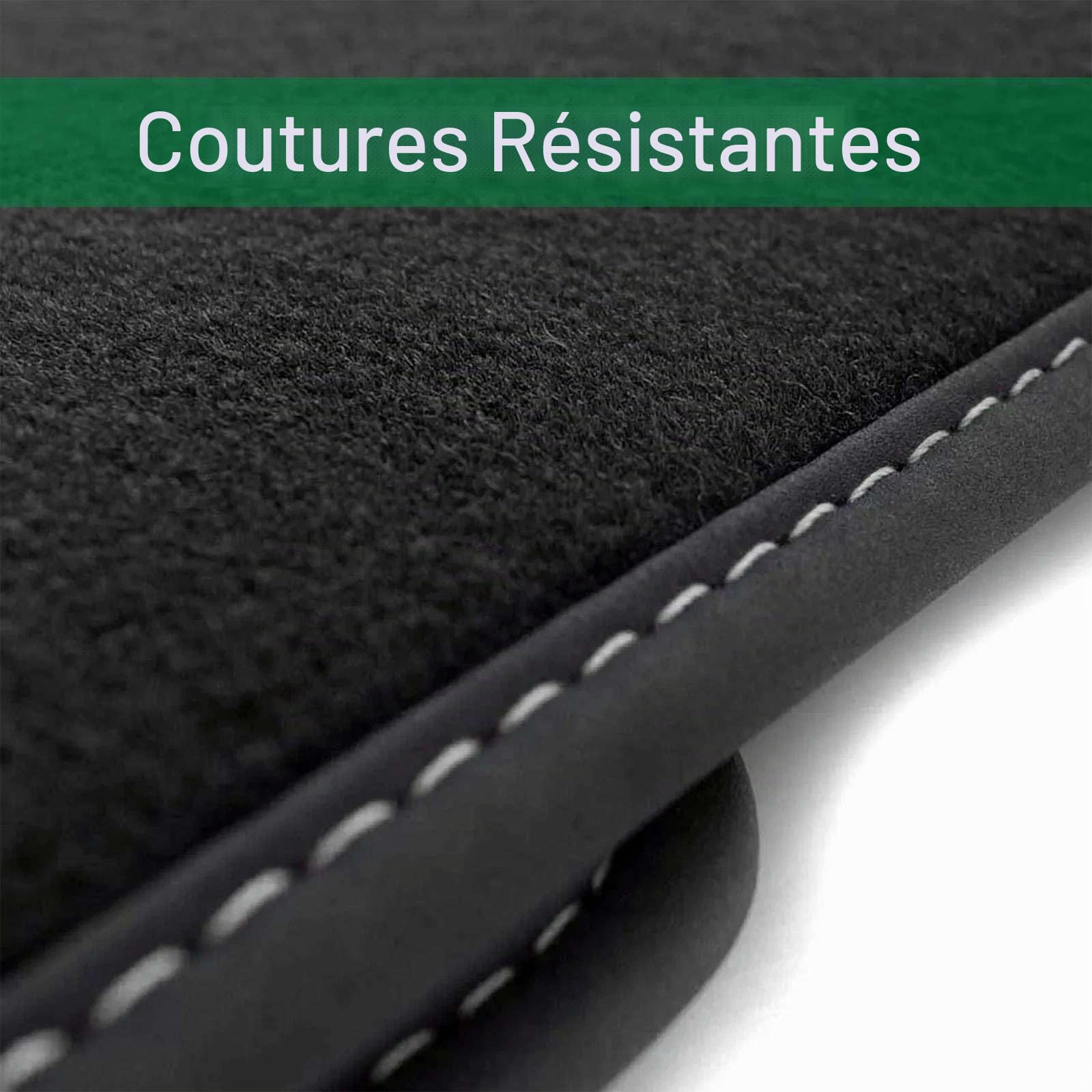 DHCarMats – Tapis de Sol Côté Conducteur Compatible avec Citroen C5 Aircross 2019-2025 – sur Mesure – 1 Pièce – Fabriqué en Italie | Fond antidérapant, fabriqué en Italie, tapis simple côté conducteur