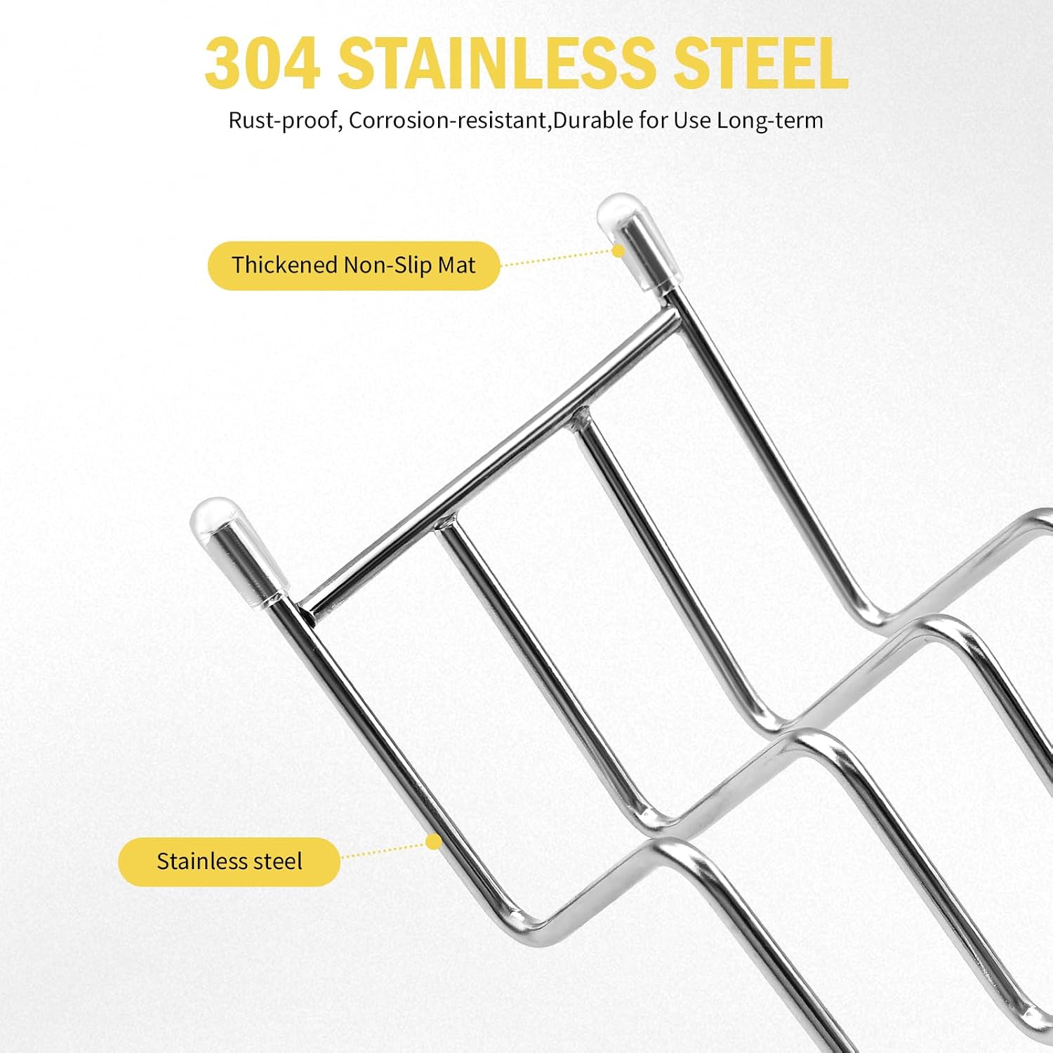 Shampoo Bar Holder, Stainless Steel Soap Dish for Shower