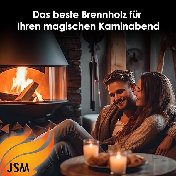 30kg Brennholz - 100% Buche, ofenfertig, Scheitlänge ca. 25 oder ca. 33 cm - für Kamin, Ofen, Feuerschalen, Lagerfeuer - Buchenholz Kaminholz Feuerholz Grillholz (Scheitlänge ca.25cm) - 2