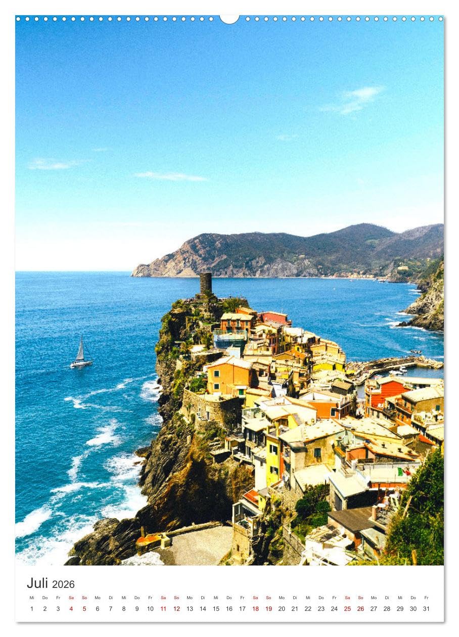 Farbenfrohes Italien (hochwertiger Premium Wandkalender 2026 DIN A2 hoch), Kunstdruck in Hochglanz: Bella, bella Italia! (CALVENDO Orte)