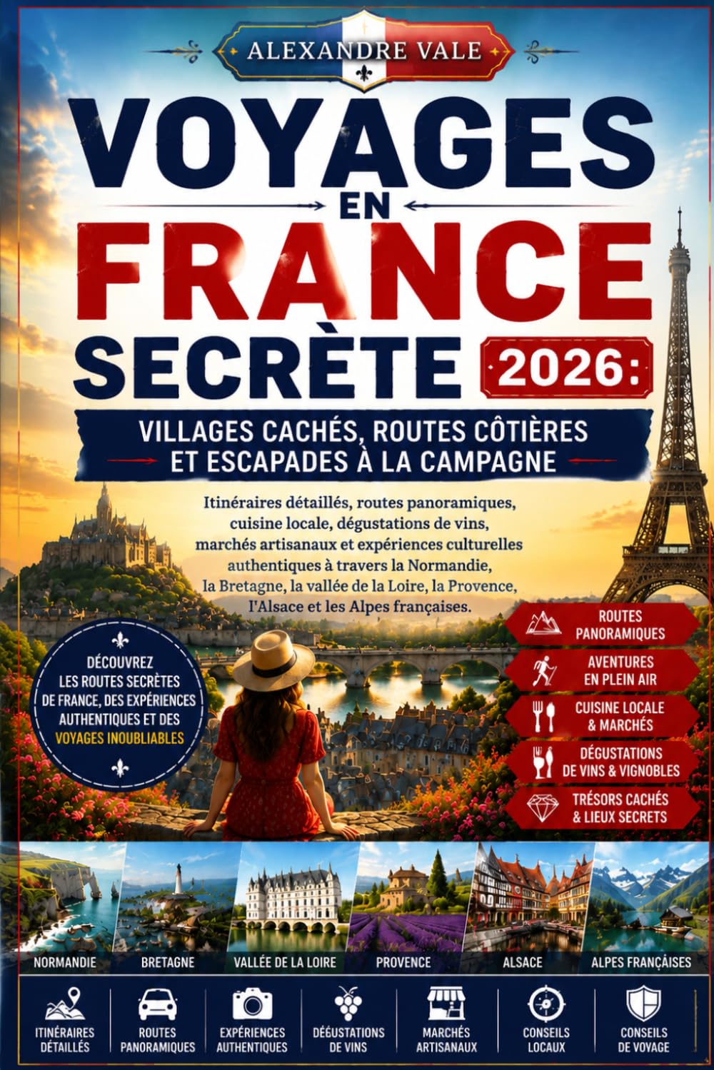 Voyages en France secrète 2026 : villages cachés, routes côtières et escapades à la campagne: Itinéraires détaillés, routes panoramiques, cuisine ... culturelles authentiques à travers la Normand