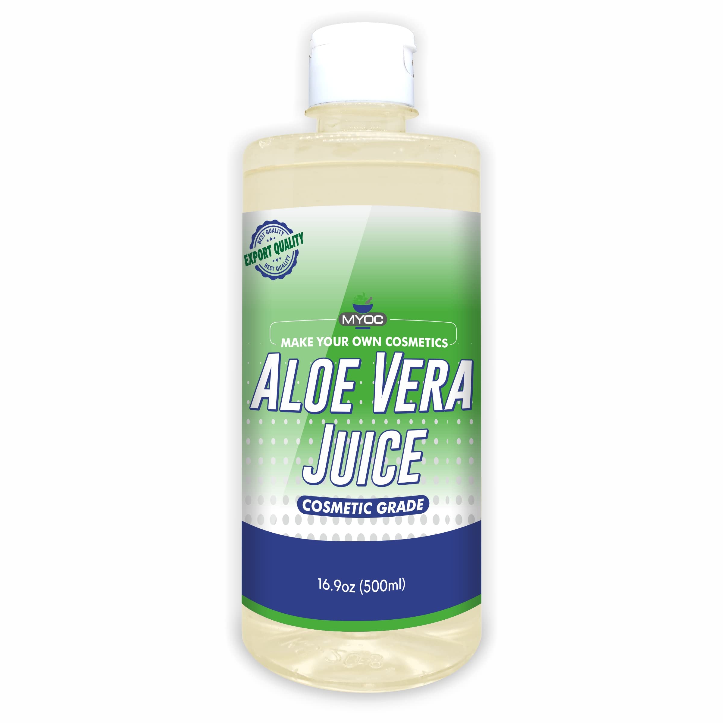 Myoc Aloe Vera Juice  500 Ml (16.90 Oz), Pure Aloevera Juice, Aloe Vera  Juice for Skin, Aloe Vera Juice for Hair, Aloe Vera Juice for Lotion  Making, ...