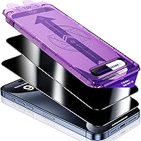 UniqueMe 2025 Nuova Versione 2 Pack Privacy Pellicola Protettiva per iPhone 15 Pro
